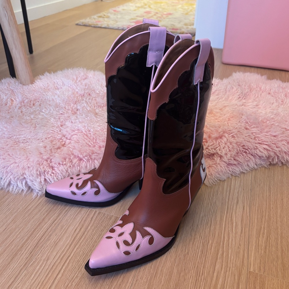 Multi-Color Toral Cowgirl Boots